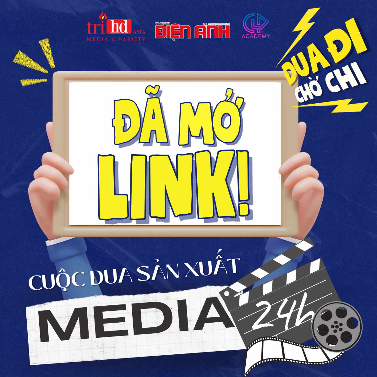 Khởi động Cuộc đua Sản xuất Media24H mùa 3: Sáng tạo, tốc độ - khẳng định bản lĩnh nhà làm phim trẻ